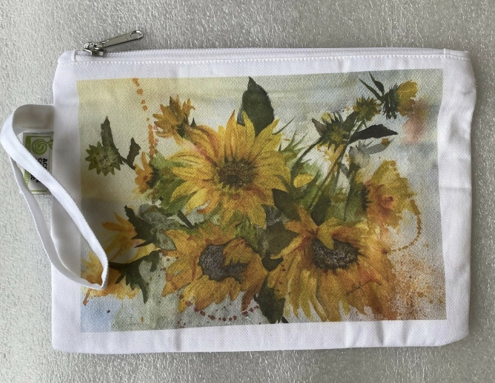 ‘Sunflower Joy’ Pencil Case/Clutch
