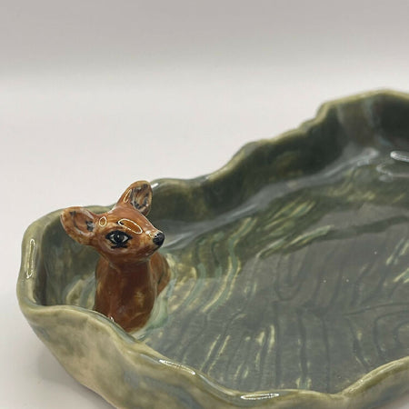 Deer spoon rest or small trinket dish