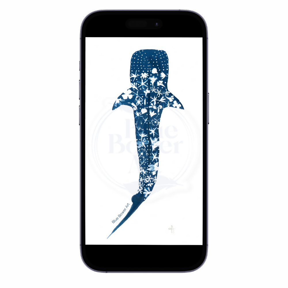 Whale-Shark-Art-Phone-Wallpaper-Background