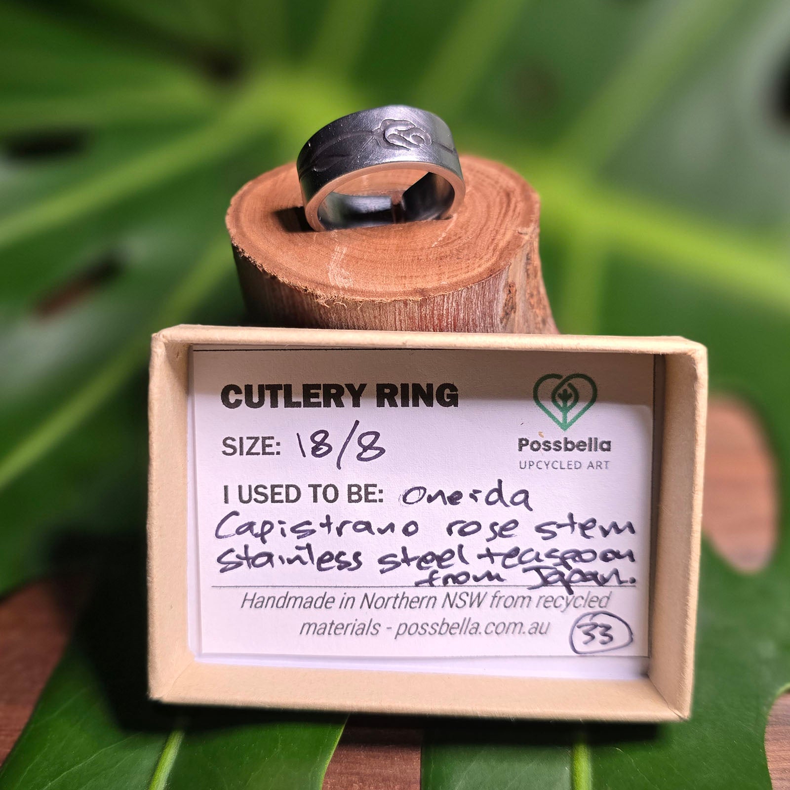 Stainless Steel Cutlery Ring - #33