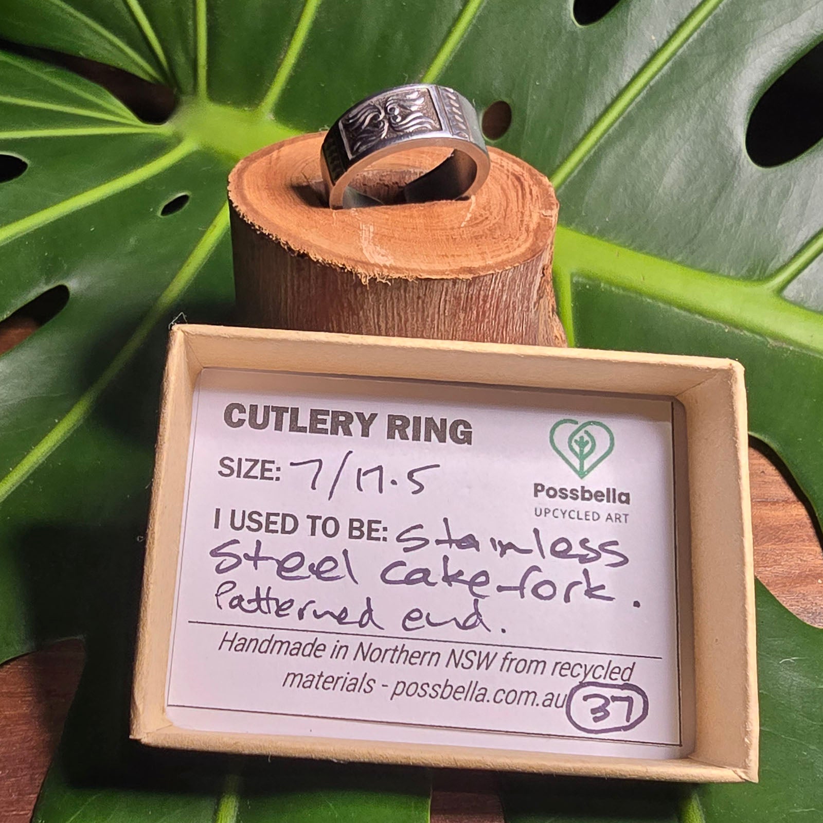 Stainless Steel Cutlery Ring - #37