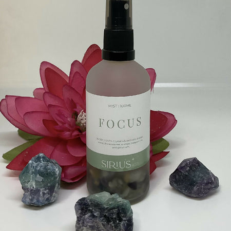 Focus Mist infused with Fluorite Crystals 100ml