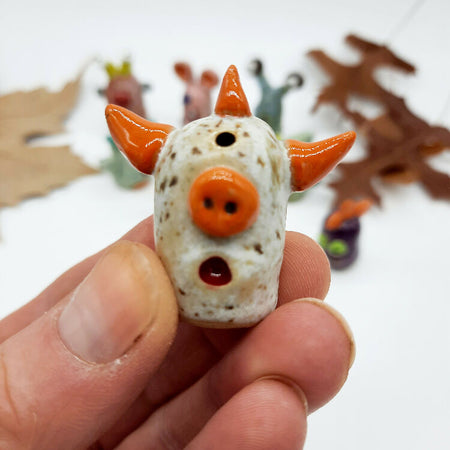 Cute Ceramic Monster - Honk