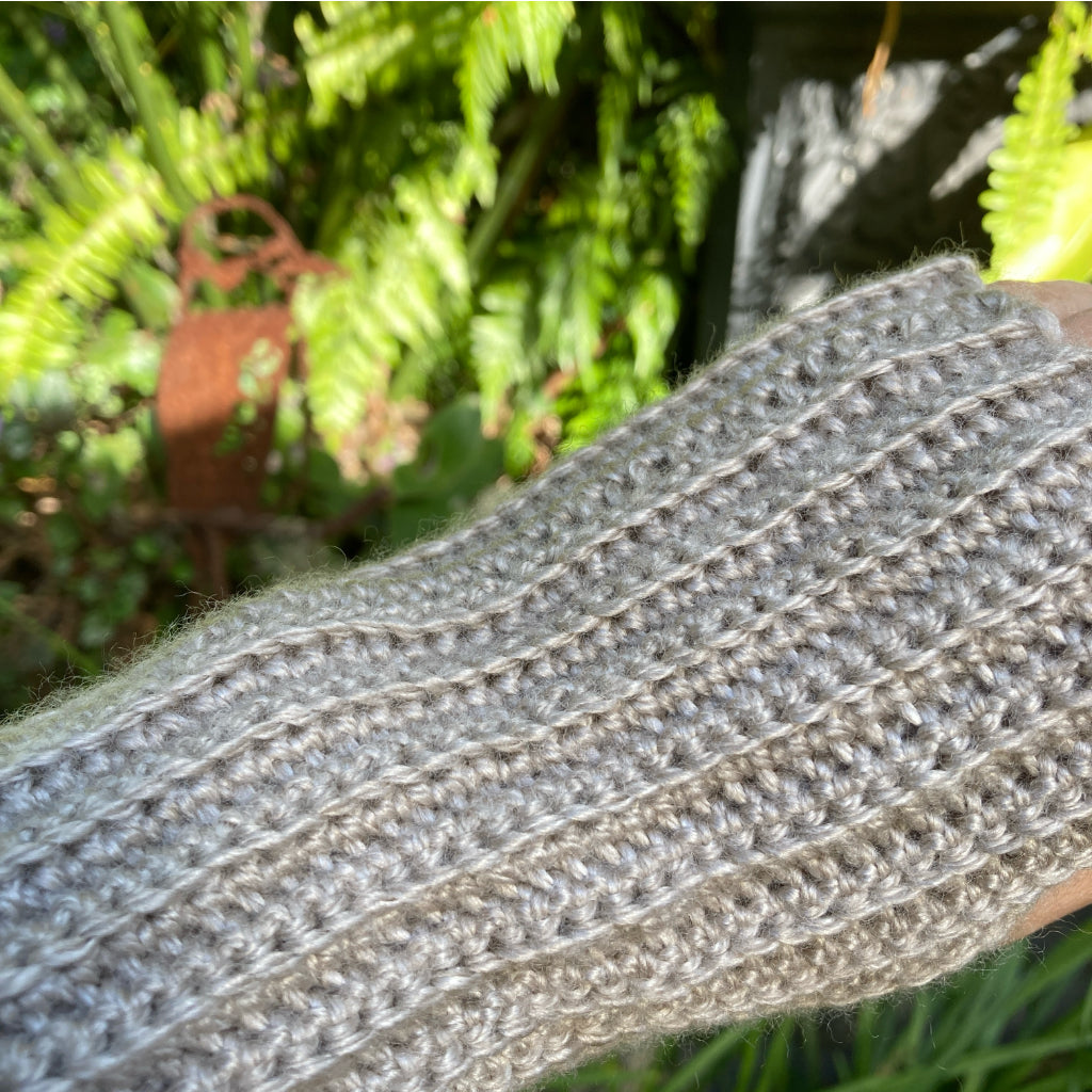 Fingerless Gloves - Sand/Beige