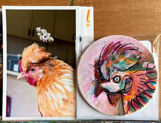 Personalised Hand painted pet portrait coaster | Great gift ideas