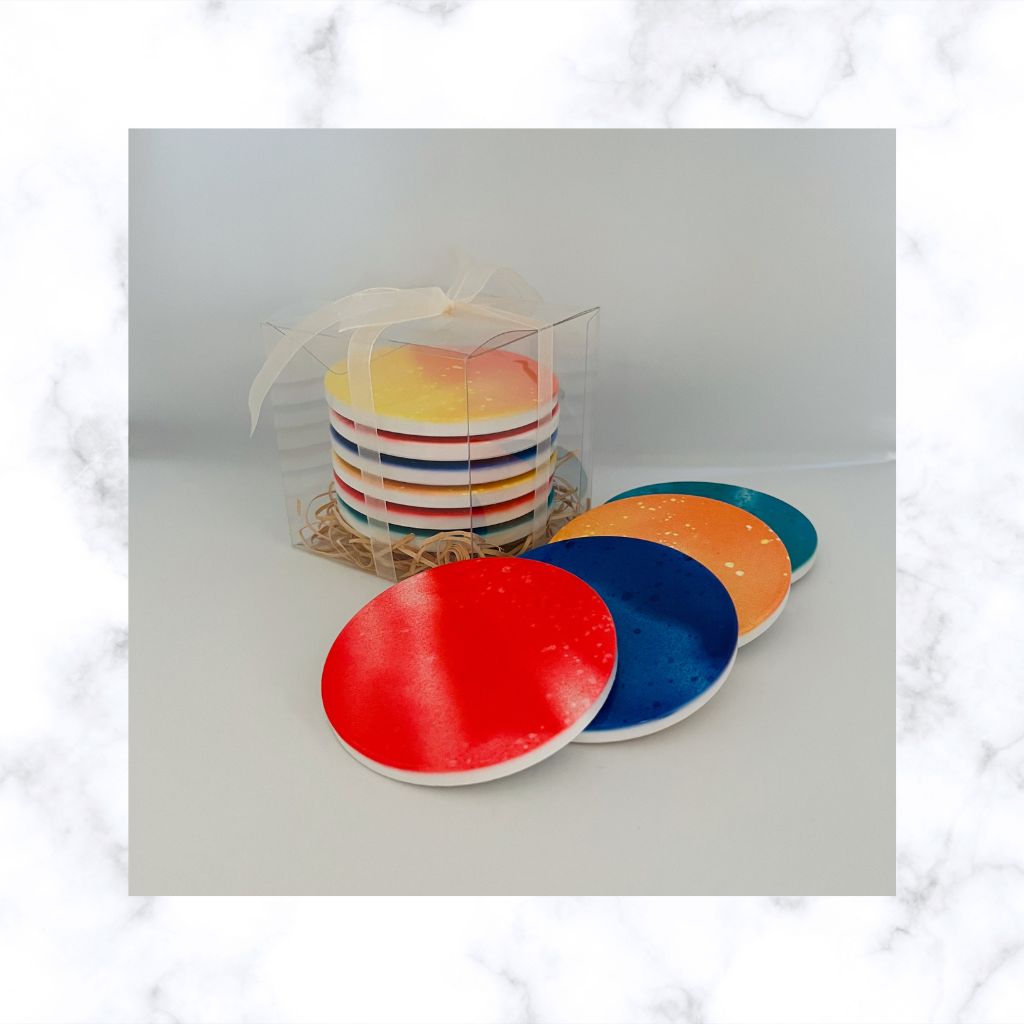 Splash Pad Ceramic Coasters (price is per coaster)  | Ready to ship | FREE Postage