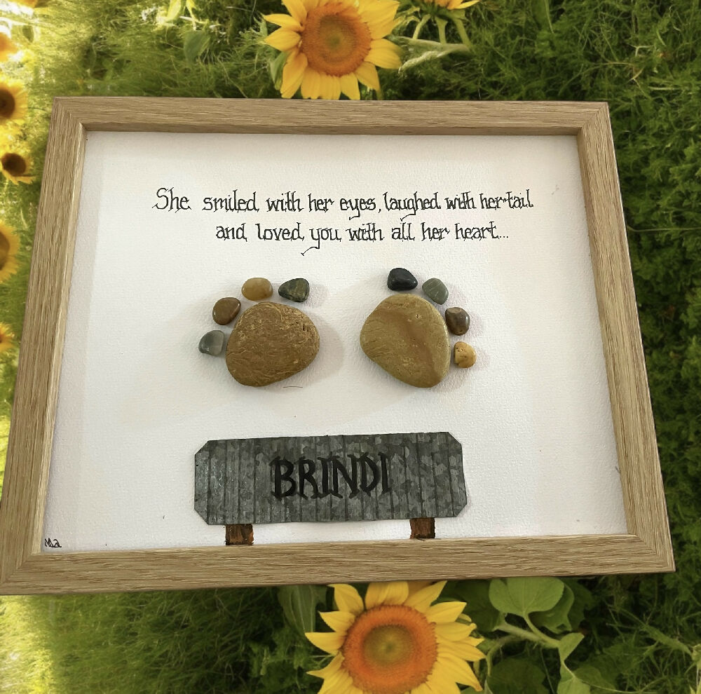 Pebble Picture - Your pet celebrated or remembered