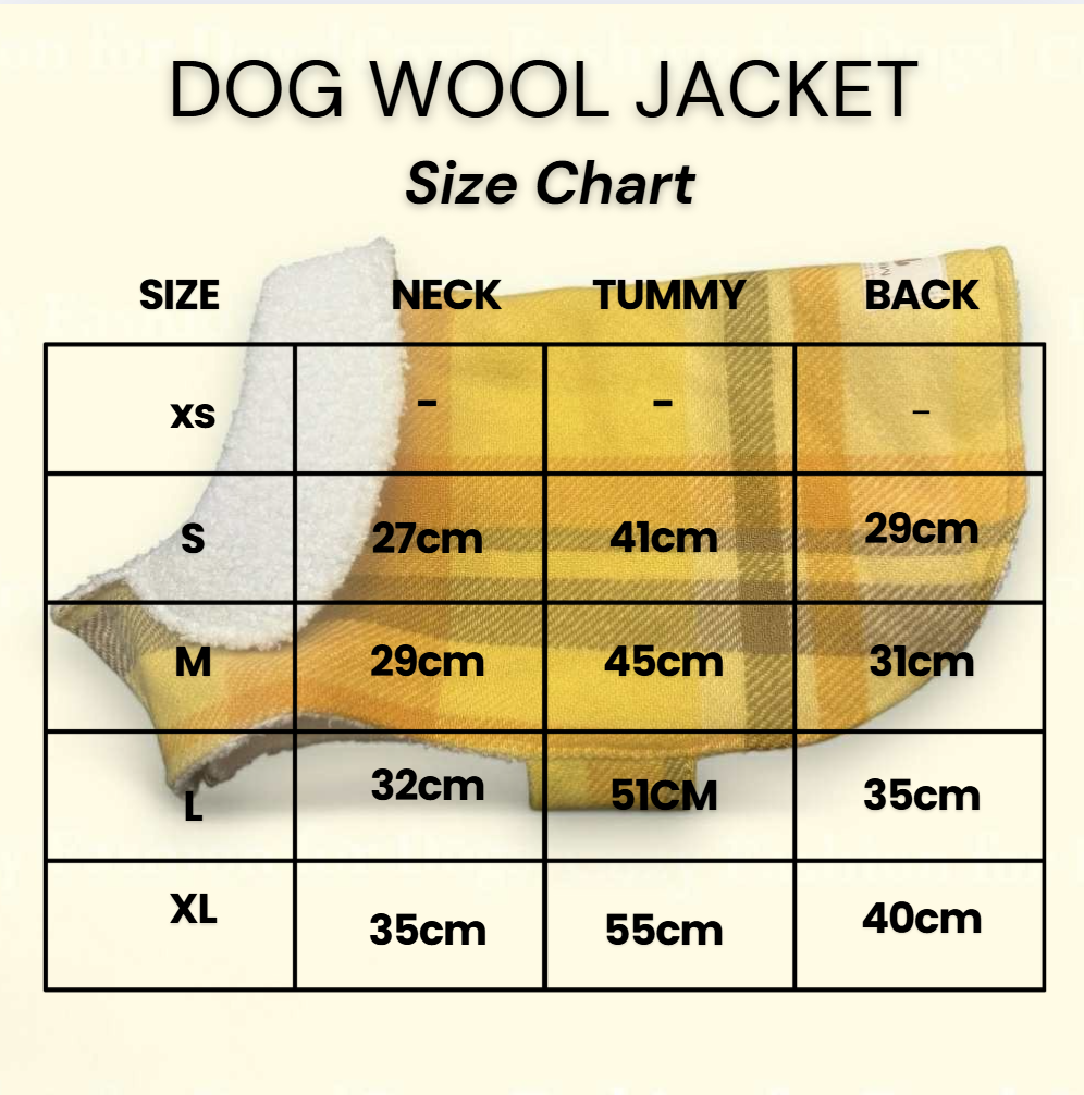 Upcycled woollen dog, puppy warm coats/jackets
