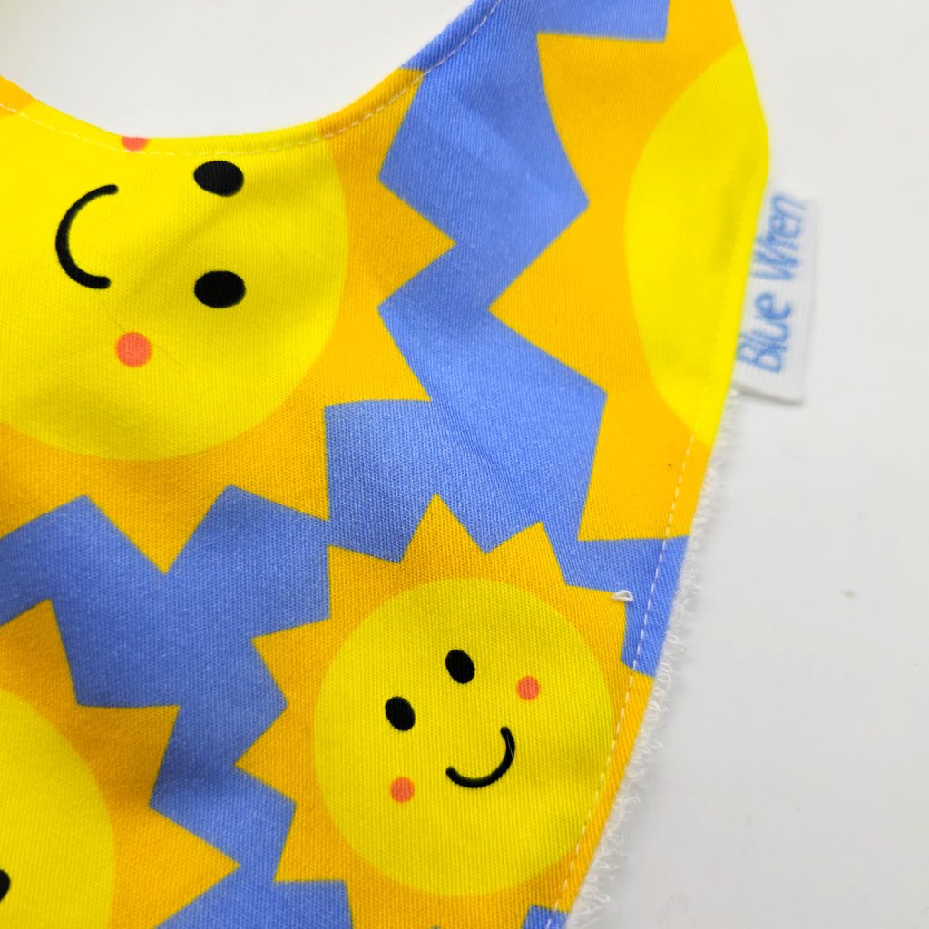 Baby Bib Gift Happy Sunshine Fabric
