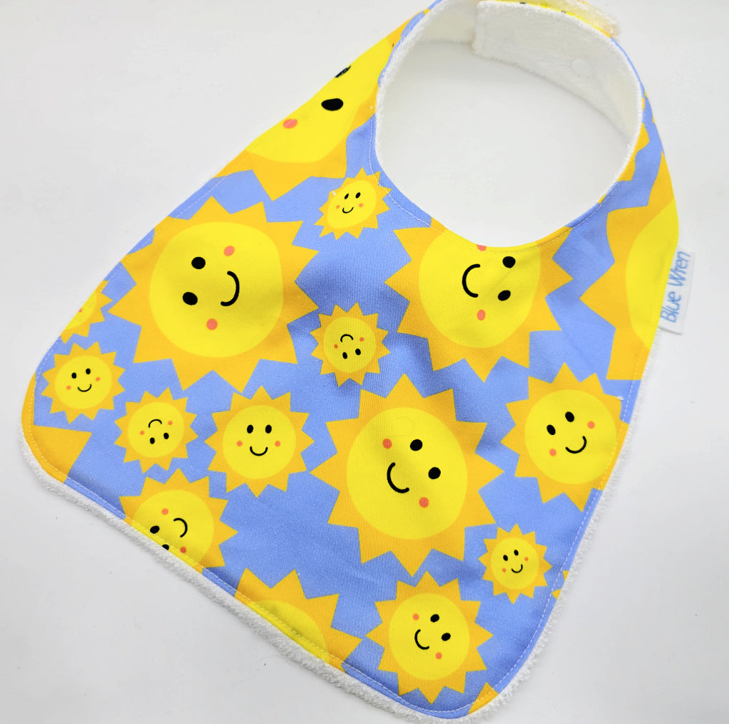 Baby Bib Gift Happy Sunshine Fabric