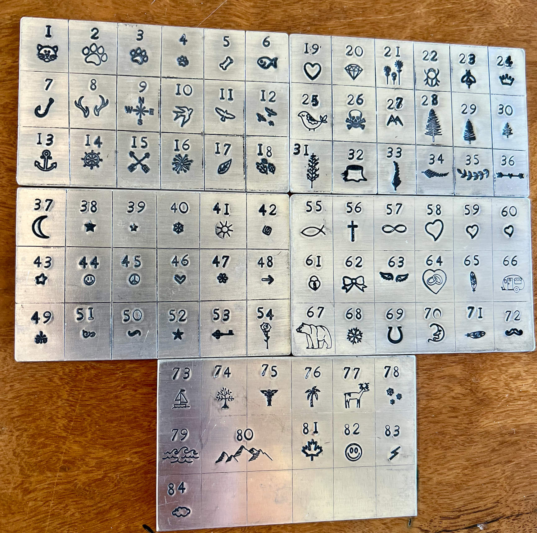 Hand Stamped ID tag Dog Cat Copper Brass or Aluminium