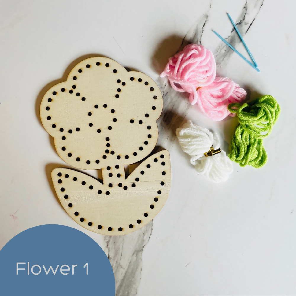 Kids Yarn Flower DIY Craft Kits