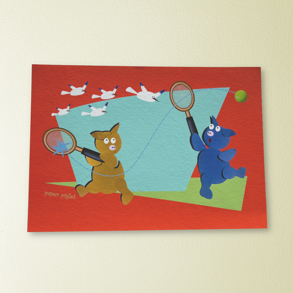 tennis pig