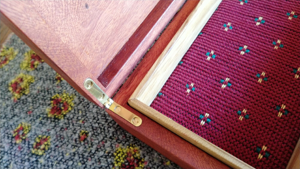 Handmade Rosewood Trinket Box.