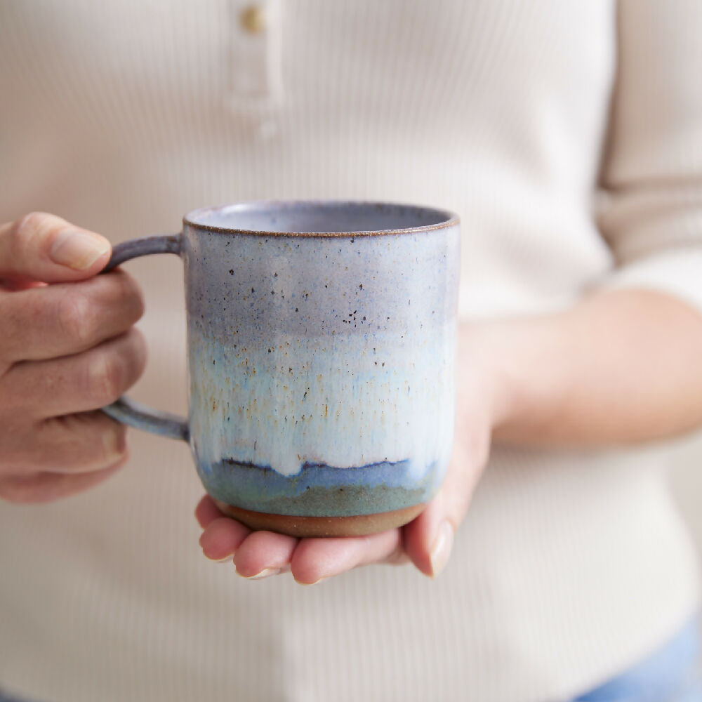 Coastal Handmade Ceramic Mug - Tall