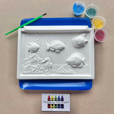 Fish Aquarium Plaster Painting Pack