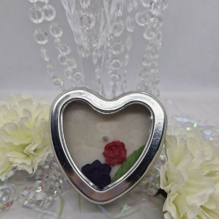 Heart Travel Tin Candle