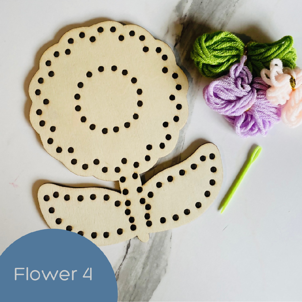 Kids Yarn Flower DIY Craft Kits