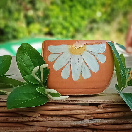 Daisy cup, calendula orange. (Orange. Cup B)