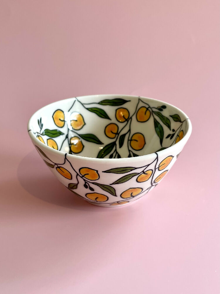 Small bowl peach 1