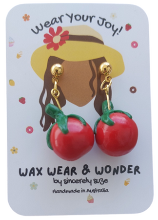 Tomato Earrings | Food Inspired Statement Earrings