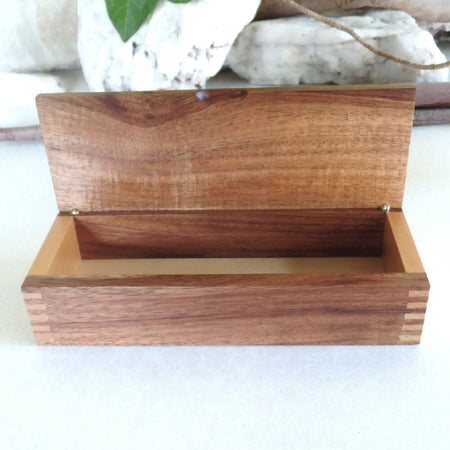 Slimline Joinery Design Box- Tasmanian Blackwood with Huon