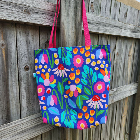 Freya Colourful and Floral Medium Tote Bag