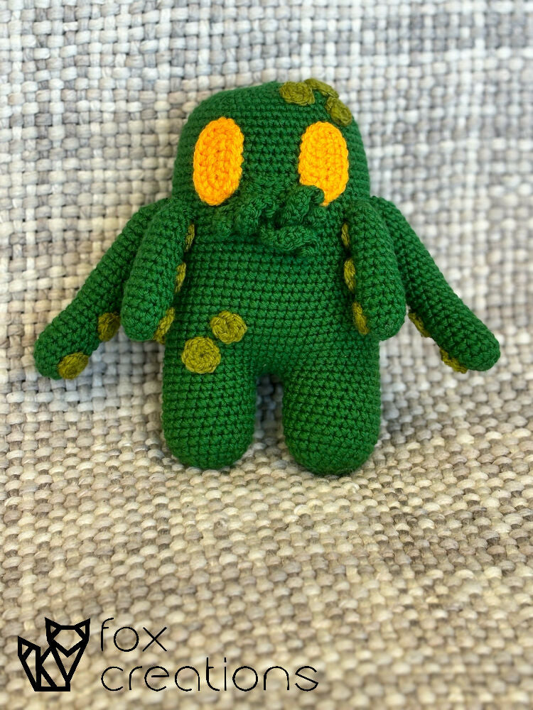 Cthulu Crochet Plushie Doll