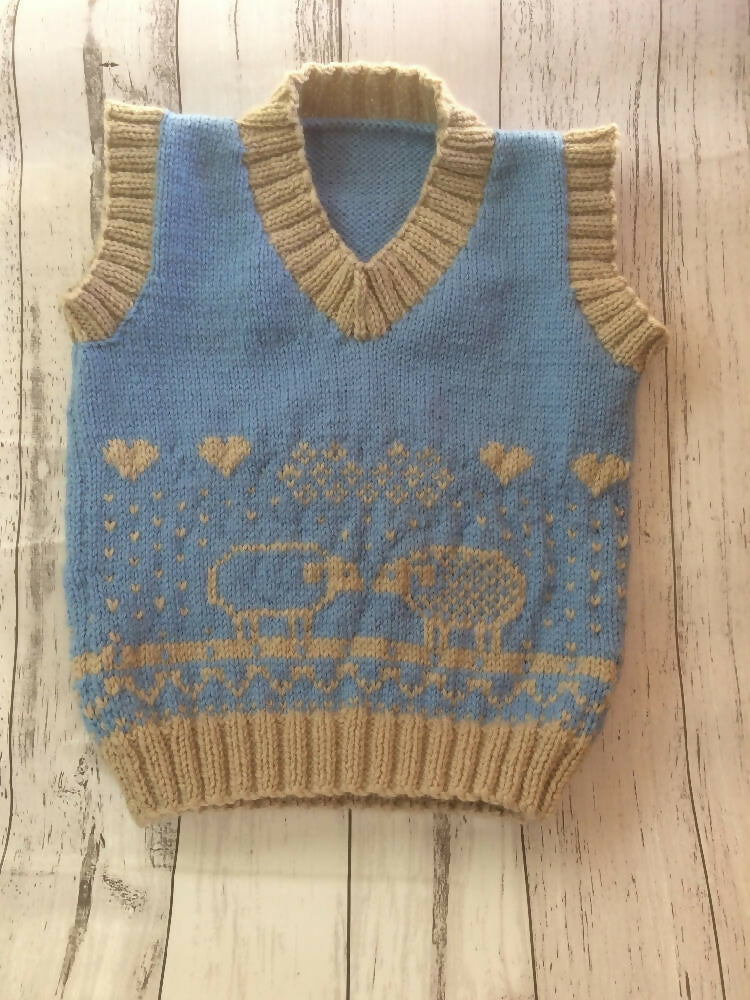 Knitted Baby Vest