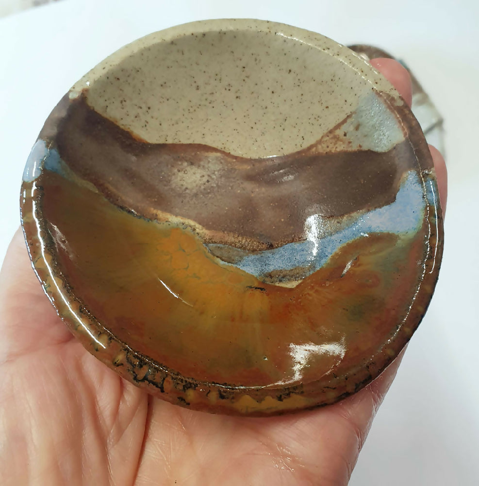 handmade ceramic condiment dish - Pilbara - Yallingup Art Studio - Julie Ann Smith