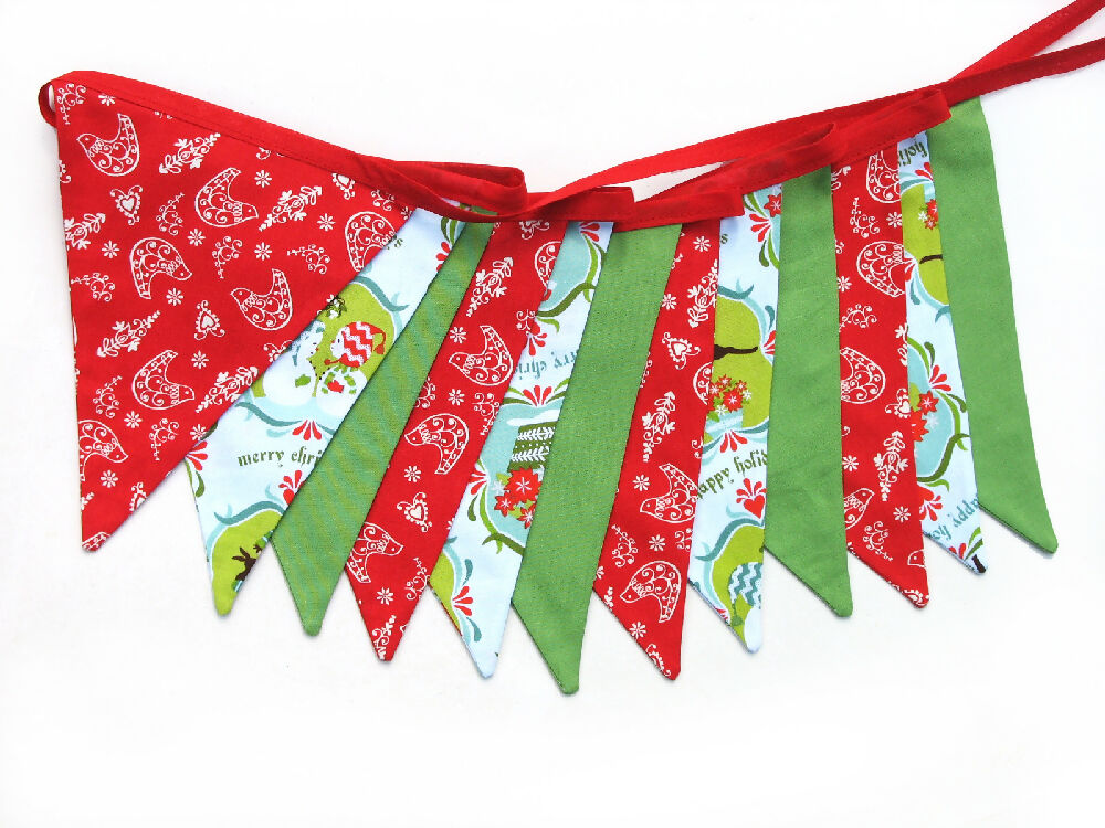 Bunting Vintage style Xmas 1a