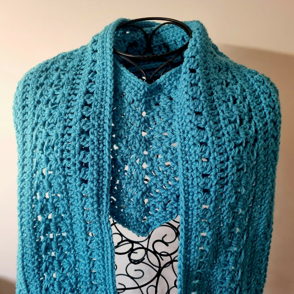Blue-v-neck