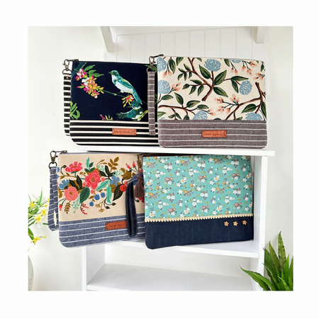 Large Padded Clutches - Four Designs to Choose