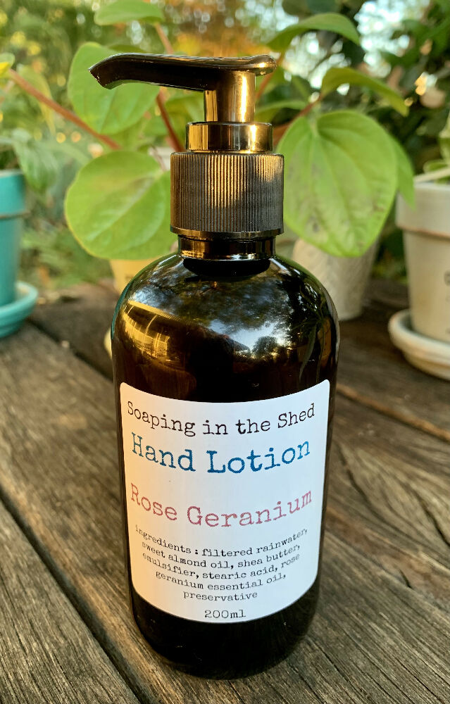 Body Lotion with essential oils.