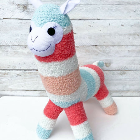 Andy the Sock Alpaca - READY TO SHIP soft toy llama