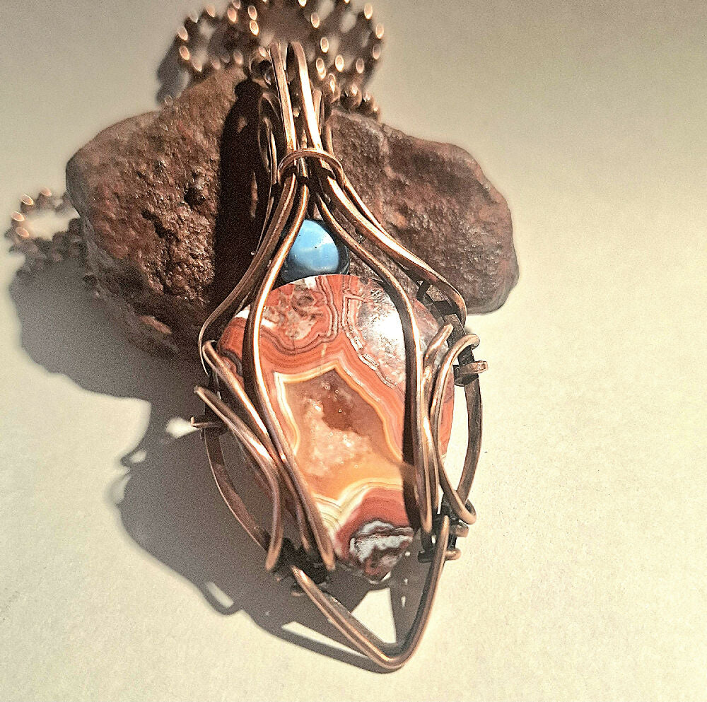 agate in copper