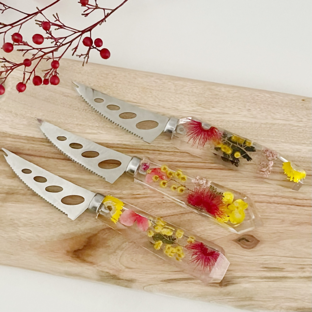 Australian Native Botanical Cheese Knife