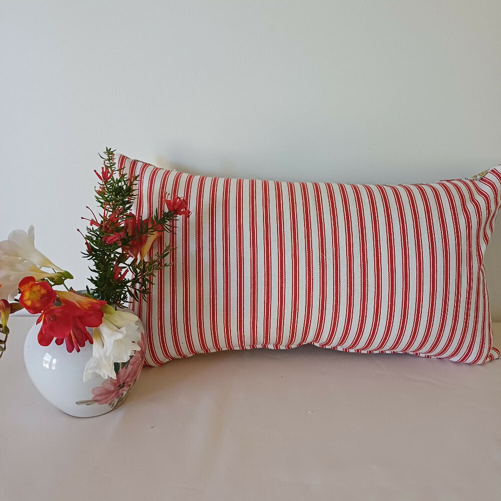 May Gibbs - Ticking Stripe - Lumbar Cushion