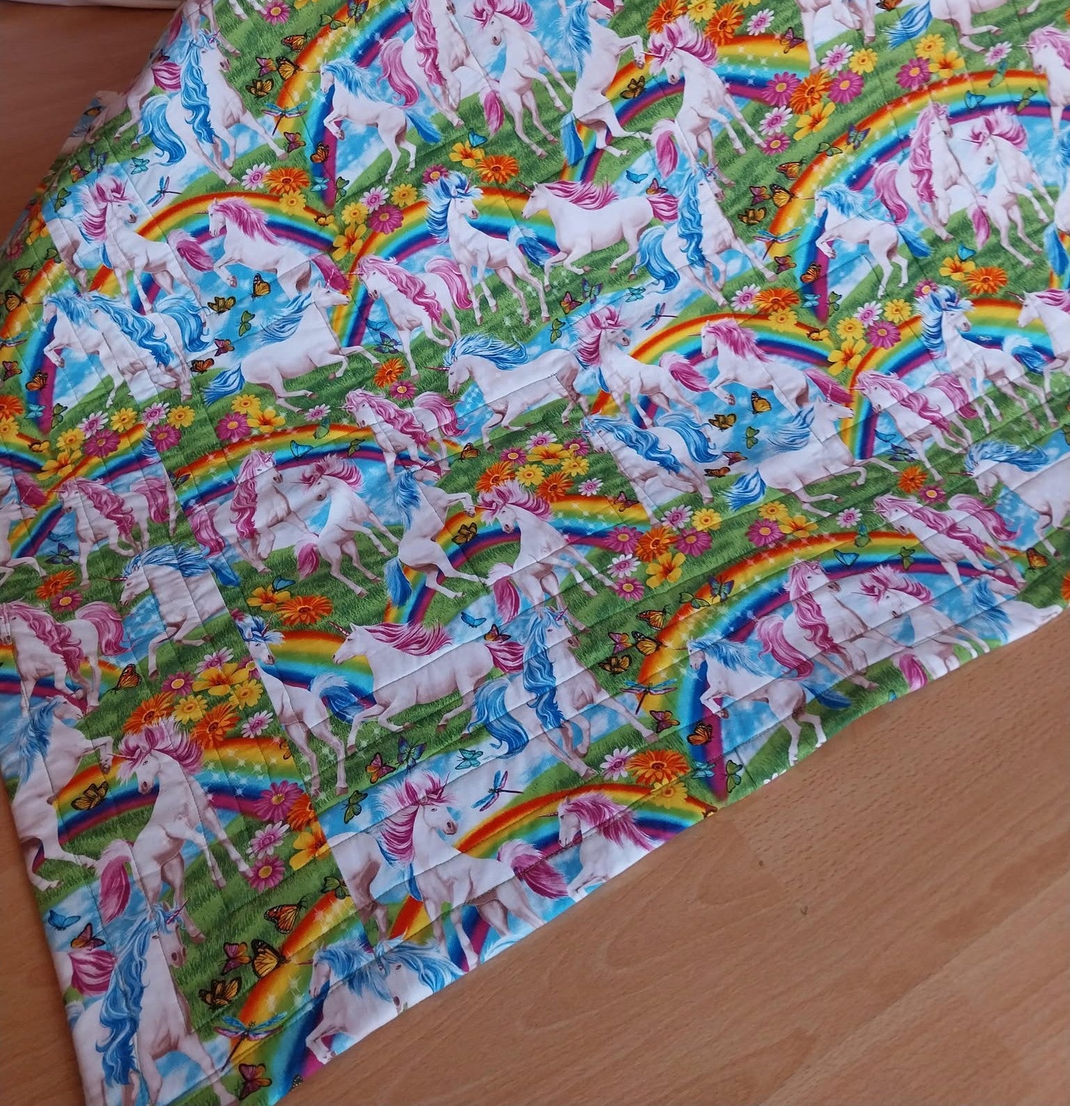 Unicorn Patchwork Floor Play Quilt