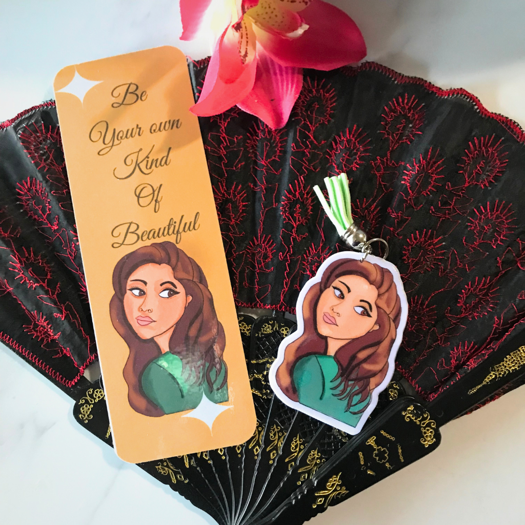 Cartoon Lady Bag Chain – A Quirky Companion