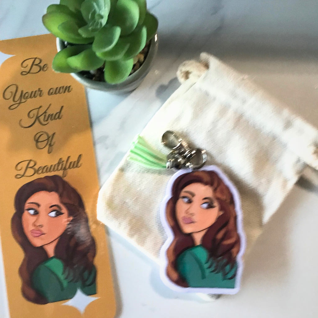 Cartoon Lady Bag Chain – A Quirky Companion