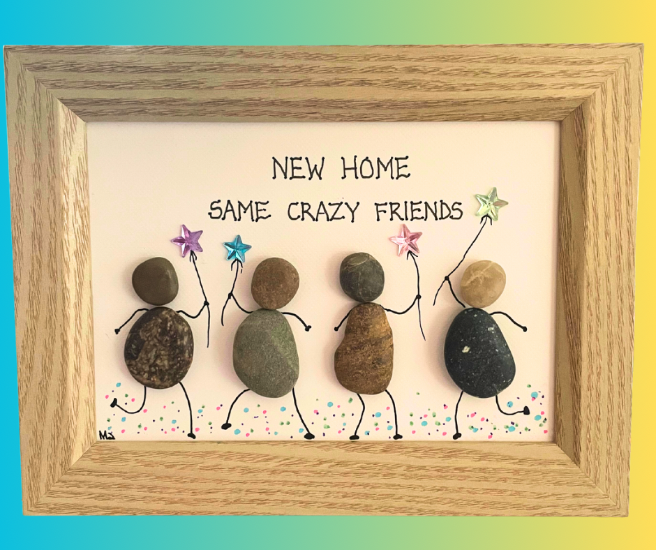 New home Pebble Art