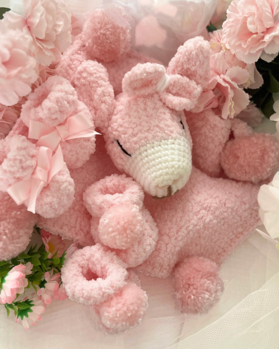 Handmade Crochet Baby Snuggler Booties Gift Packs  - 3 colours