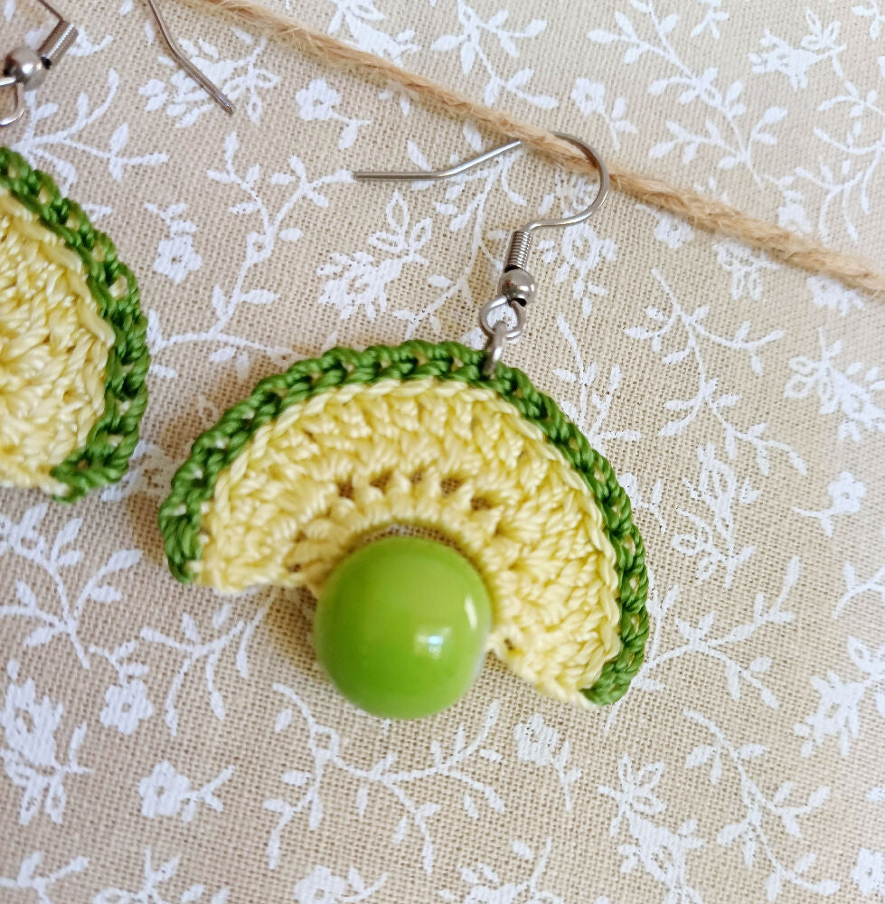 Summer Fun Earrings - Lime and Lemon