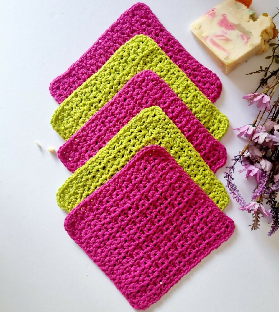 washcloths_pink-green