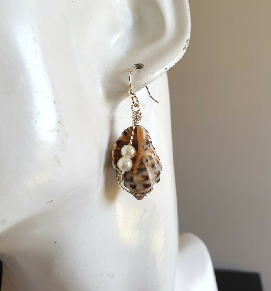 Seashell beaded earrings copy 8