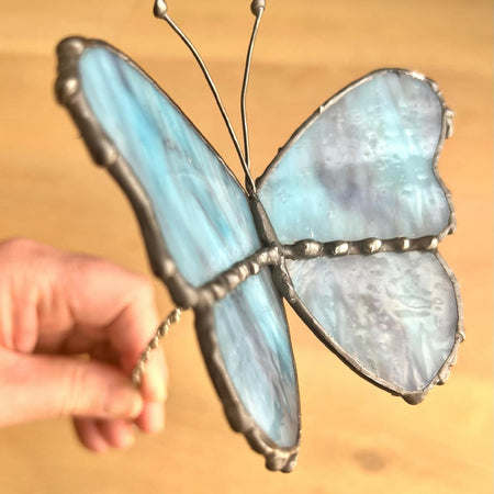 Blue & Purple Butterfly Plant Stake