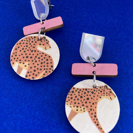 Lovely leopard earrings