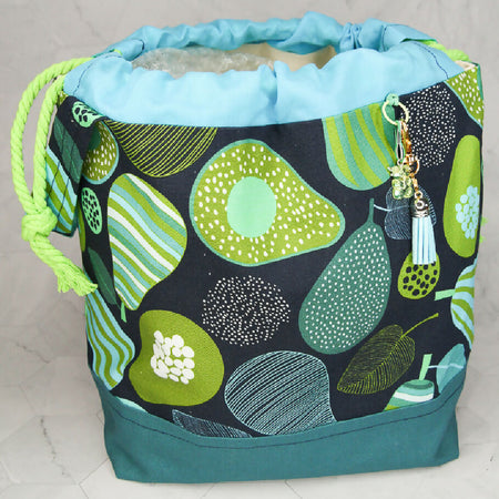 Large Pears Knitting Project Bag