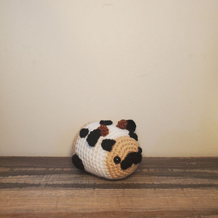 Crochet cow pug